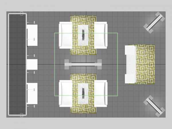 VK-5209 Island Trade Show Exhibit -- Plan View