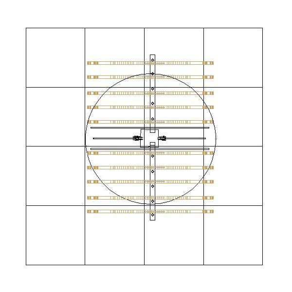 ECO-29C Sustainable Display Stand - Plan View