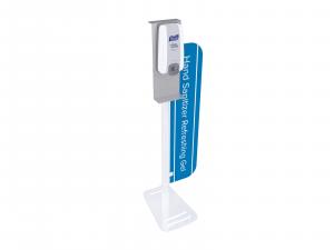 RE20-906 Hand Sanitizer Stand w/ Graphic