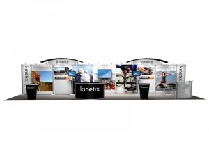  RE-4002 Rental Exhibit / 10 x 40 Inline Trade Show Display  Image 1